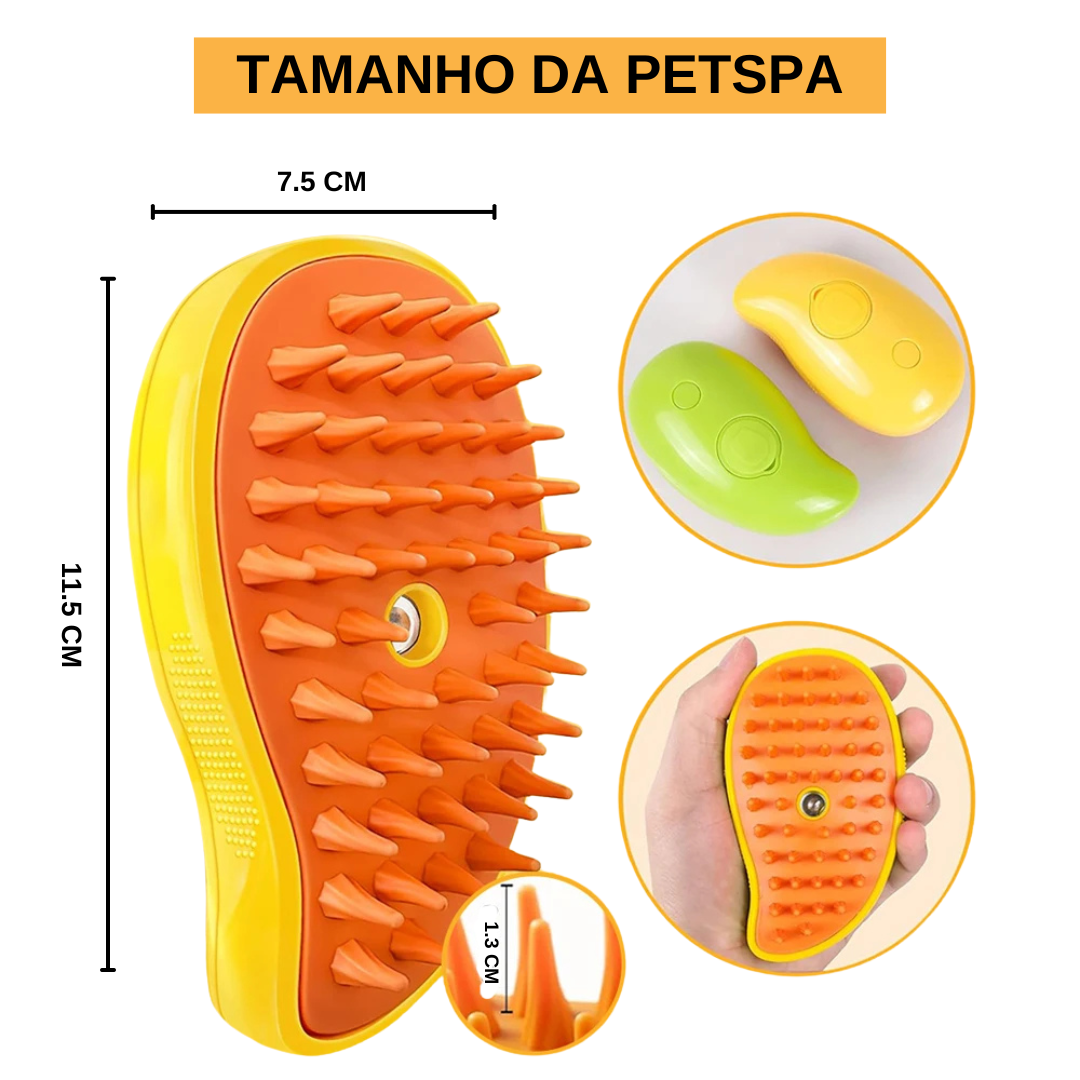 Escova PetSpa - 3 em 1 - Universo Pet Store